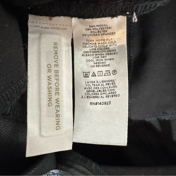 LOFT Womens black coated 5-pockets modal jeans Size 12 - Picture 9 of 11